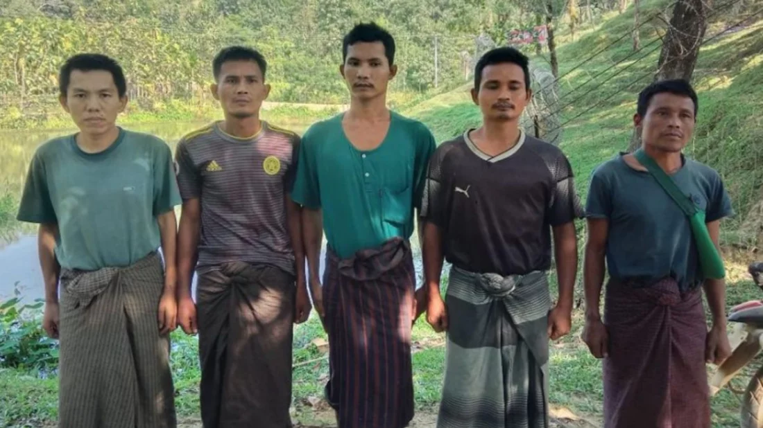 নাইক্ষ্যংছড়িতে মিয়ানমারের সেনা–বিজিপির ৫ সদস্য আটক